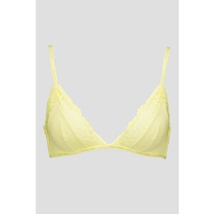 Sutien triunghiular cu insertii de dantela imagine