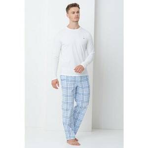 Pijama de bumbac organic cu pantaloni lungi imagine
