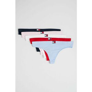 Set de chiloti tanga cu logo - 5 perechi imagine