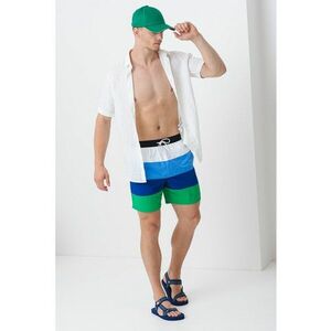 Pantaloni scurti de baie cu model cu dungi imagine