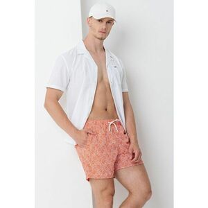 Pantaloni scurti de baie cu model si buzunare laterale imagine