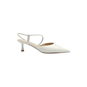 Pantofi slingback de piele cu varf ascutit imagine