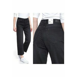 Blugi dama - 5 Pocket Wide Leg - 21032-29 - Bumbac - Scurti - Croiala ampla - Denim - W27-L31 US - Negru imagine