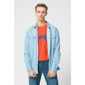 Camasa din material chambray cu buzunare aplicate imagine