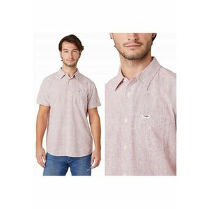 Camasa Barbati - Ss 1Pkt Shirt - M INTL - Roz - Croi Regular Fit - Inchidere Nasturi - Compozitie Material 55% In - 45% Bumbac - Numar Buzunare 1 imagine