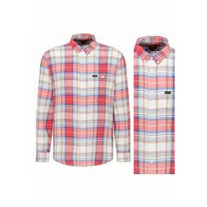 Camasa Barbati - Camasa Cu Rivete - M INTL - Rosu Aurora - Croi Regular Fit - Inchidere Nasturi - Compozitie Material 100% Bumbac - Numar De Buzunare 1 imagine