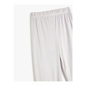 Pantaloni lungi de pijama cu talie elastica imagine