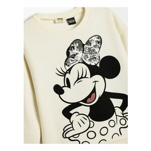 Bluza de trening cu decolteu la baza gatului si Minnie Mouse imagine