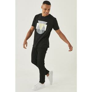 Blugi relaxed fit cu talie medie imagine
