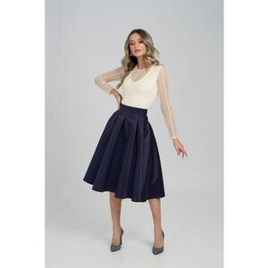 Bluza slim fit de dantela imagine