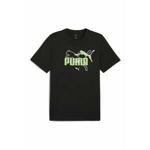 Tricou cu decolteu la baza gatului si imprimeu logo imagine