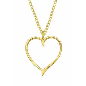Colier din argint 925 placat cu aur de 24K imagine