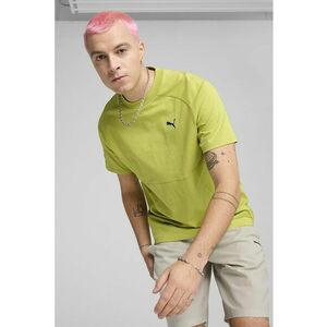 Tricou lejer din bumbac cu decolteu la baza gatului imagine