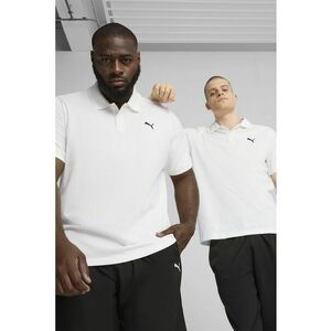 Tricou polo cambrat cu broderie logo imagine