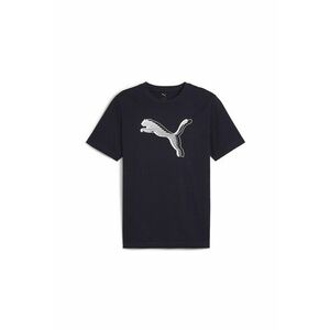 Tricou cu imprimeu logo si decolteu la baza gatului imagine