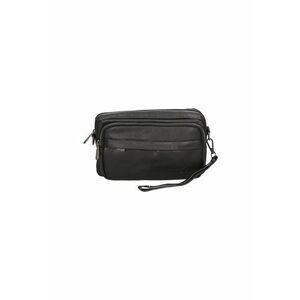 Geanta crossbody de piele ecologica 24619 - Negru imagine