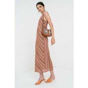 Rochie midi cu model in dungi imagine