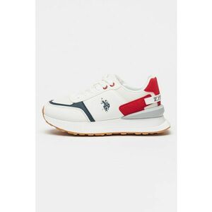 Pantofi sport din piele ecologica cu detalii contrastante imagine
