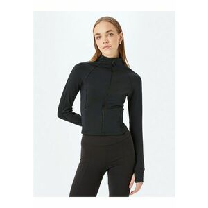 Bluza de trening slim-fit cu fermoar imagine