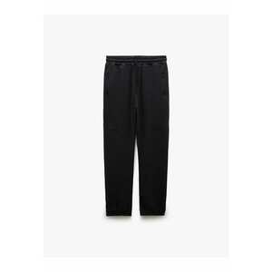 Pantaloni de trening uni cu terminatii elastice imagine