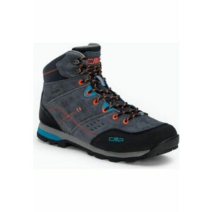 Bocanci de trekking pentru barbati - Piele - Stofa - Spuma - Multicolor imagine