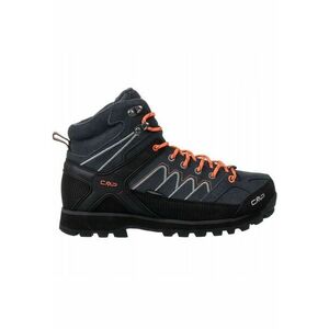 Bocanci trekking barbati Piele naturala - Gri inchis imagine