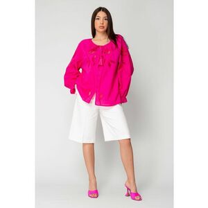 Camasa maneca lunga cu broderie 16317 imagine