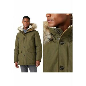 Jacheta De Iarna - Parka - M INTL - Verde - Croi Regular Fit - Inchidere Fermoar - Compozitie Material 60% Bumbac - 40% Poliester - Numar De Buzunare 3 imagine