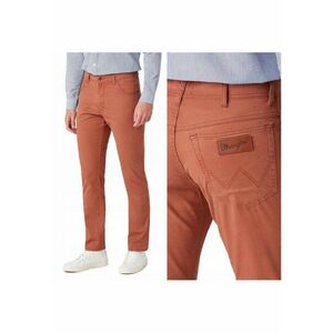 Pantaloni Barbati - Texas Slim - W31 X L32 - Portocalii - Croi Slim Fit - Stil Conic / Ajustat - Inaltime Talie Medie / Regulata - Numar De Buzunare 5 imagine