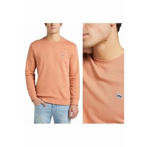 Hanorac Barbati - Plain Crew Sws - 2XL INTL - Portocalie - Croi Regular Fit - Stil Simplu - Inchidere Fara - Compozitie Material 100% Bumbac imagine