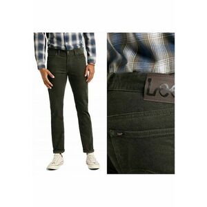 Pantaloni Barbati Din Material - Daren Zip Fly - W31 X L32 - Verde - Croi Straight Fit - Stil Drept / Regulamentar - Inaltimea Taliei Medie / Regulamentara - Numar De Buzunare 5 imagine