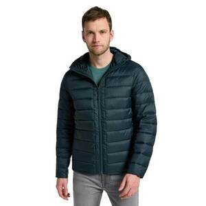 Jacheta puffer Premium Quality - impermeabila - gluga - verde - poliester/poliamida imagine