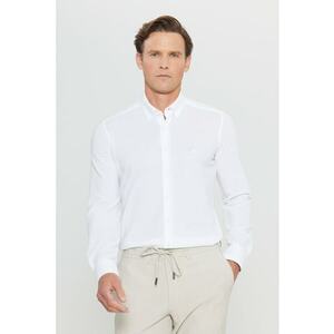 Camasa din amestec de bumbac slim fit imagine