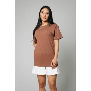 Tricou de bumbac cu maneci cazute imagine
