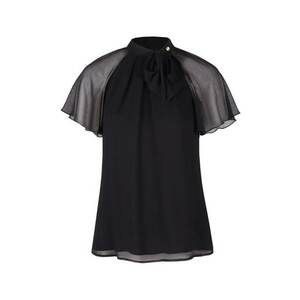 Bluza din chiffon cu maneci fluture imagine