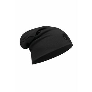 Caciula din lana heavyweight loose solid black pentru adulti imagine