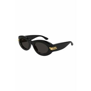 Balenciaga - Ochelari de soare ovali cu detalii metalizate imagine