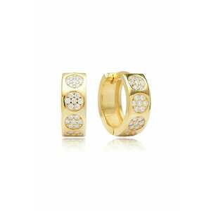 Cercei din argint 925 decorati cu zirconia imagine