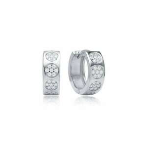 Cercei din argint 925 decorati cu zirconia imagine