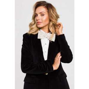 Papion elegant cu paiete - Bej - One Size imagine