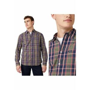 Camasa Barbati - Ls 1Pkt Shirt - M INTL - Multicolor - Material 100% Bumbac - Croi Regular Fit - Inchidere Nasturi - Model Dominant Carouri imagine