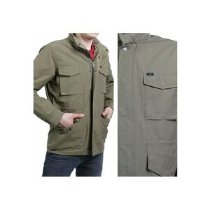 Jacheta De Tranzitie - Field Jacket - M INTL - Verde - Croi Regular Fit - Inchidere Fermoar - Compozitie Material 50% Bumbac - 50% Poliester - Numar De Buzunare 4 imagine