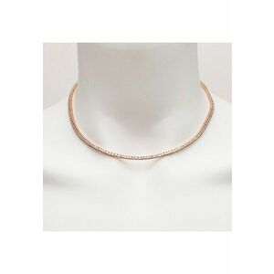 Colier Tennis Din Argint Gold-Rose imagine