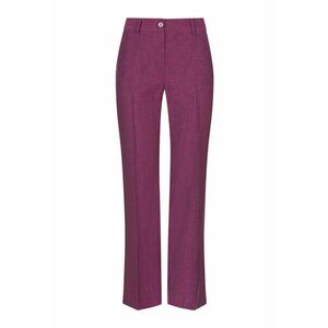 Pantaloni crop din amestec de in imagine