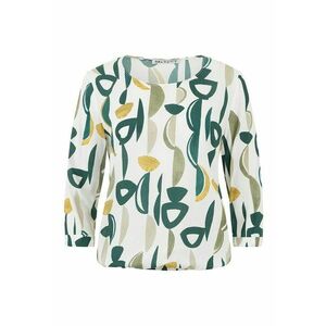 Bluza din viscoza - cu maneci 7/8 si motive abstracte imagine