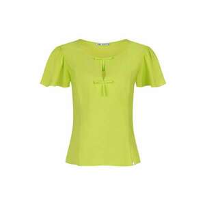 Bluza cu funde decorative si maneci fluture imagine