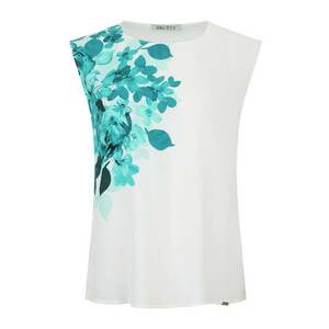 Bluza fara maneci - cu imprimeu floral imagine