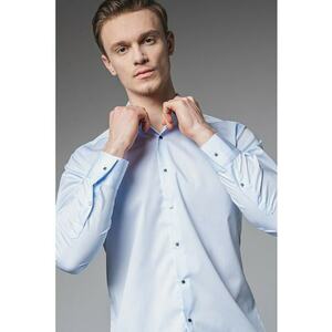 Camasa regular fit cu guler clasic imagine