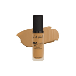 Fond de ten cu putere mare de acoperire si finish mat L.A.Girl PRO Matte Ultra Mat - 30ml - 676 Light Tan imagine