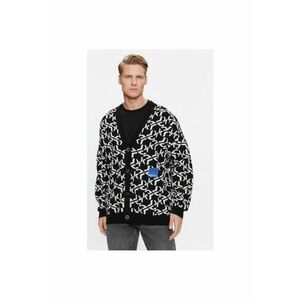 Cardigan barbati - 303334291 - Acril/Lana - Negru imagine